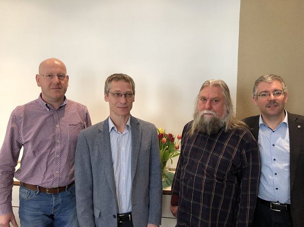 Pfarrer Hans-Georg Nitz hat seinen Dienst aufgenommen  - 2. von rechts  (Foto: Kirchenkreis Südharz )