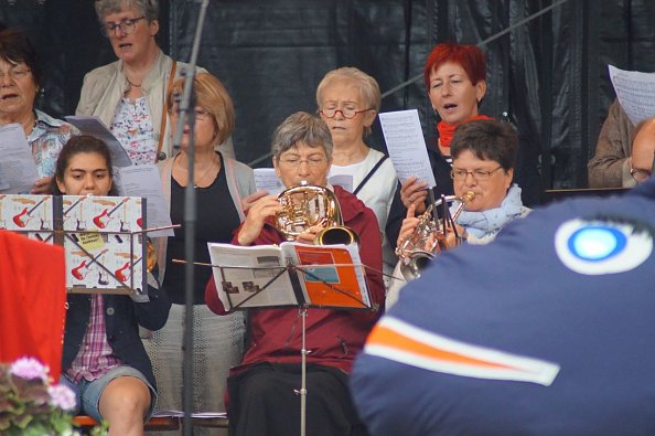 Posaunen mit Wal (Foto: K. Schwarze)