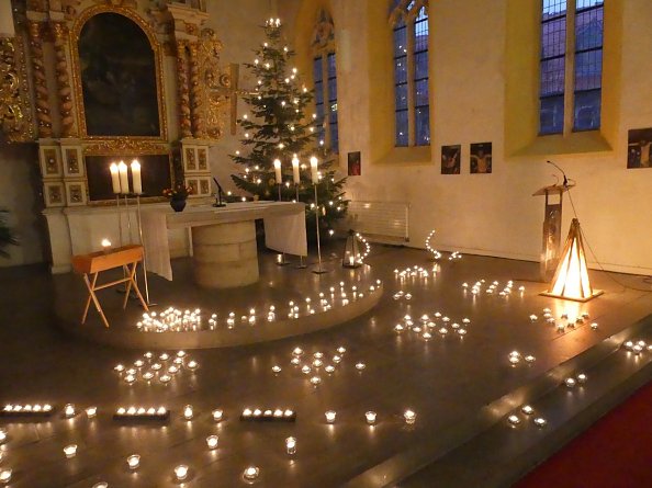 Lichter-Gottesdienst in Bleicherode (Foto: R. Englert)