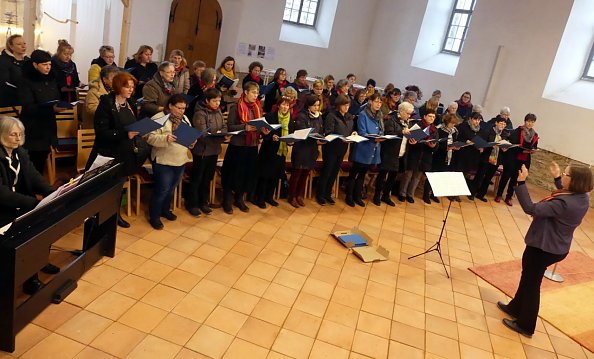 Das Frauenchor-Projekt in Niedergebra (Foto: R. Englert)