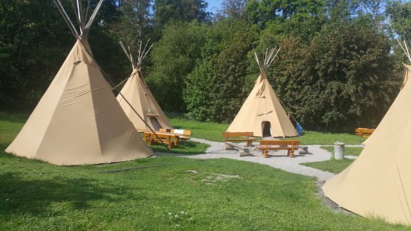 Tipis in Lauterbach (Foto: D. Wand)