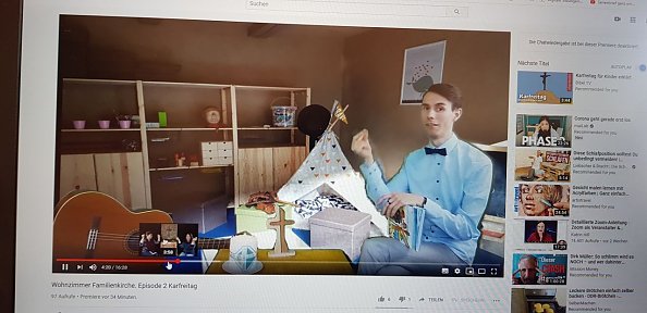 Wohnzimmer-Familienkirche online (Foto: Regina Englert)