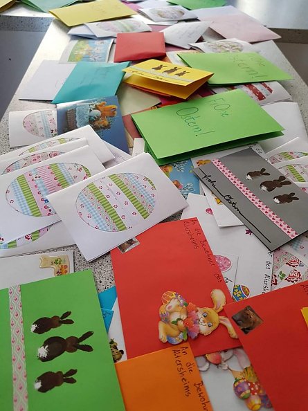 Osterpost von KILA-Kindern (Foto: F. Tuschy)