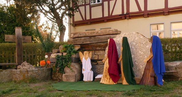 Ostergrab in Salza (Foto: M. Hänel)