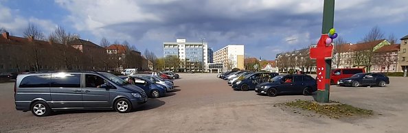 Auto-Radio-Gottesdienst in Nordhausen - ganz spontan (Foto: R. Neitzke)