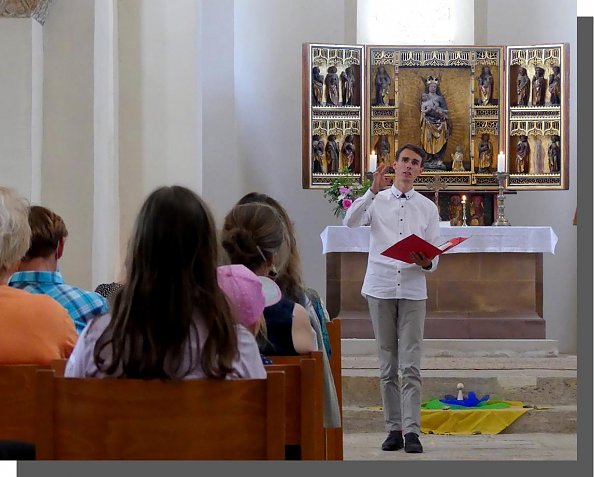 Familiengottesdienst mit Alexander Schönlein (Foto: R. Englert)