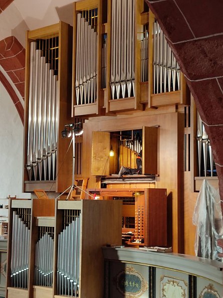 Sanierung der Orgel in Blasii (Foto: M. Kremzow)