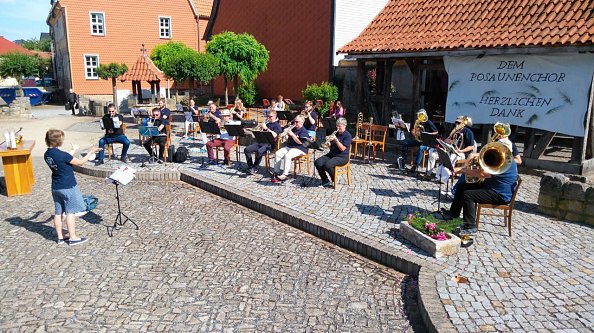 Posaunenchor Jubiläum Großbodungen 2021 (Foto: Posaunenchor Großbodungen)