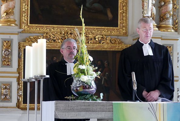 Superintendent Andreas Schwarze und Dr. Christoph Maletz (Foto: R. Englert)