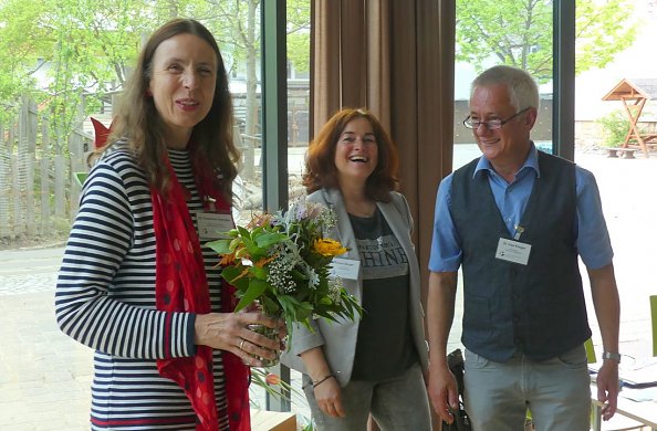 Dr. Friederike Spengler, Corina Sänger und Dr. Uwe Krieger (Foto: R. Englert)