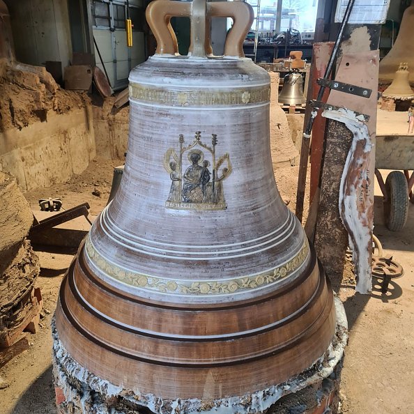 Die "falsche Glocke" für die Rosenkirche (Foto: Glockengießerei Bachert)