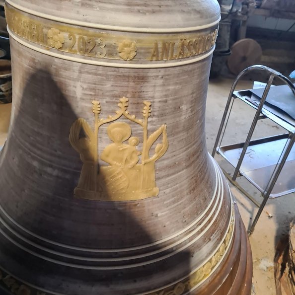 Die "falsche Glocke" für die Rosenkirche (Foto: Glockengießerei Bachert)