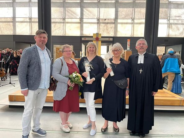 Unser neues Lektorenteam (Foto: Facebook Kirchenkreis Südharz )