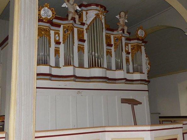 Orgel in der Jakobus-Kirche in Zwinge (Foto: Norbert Patzelt)