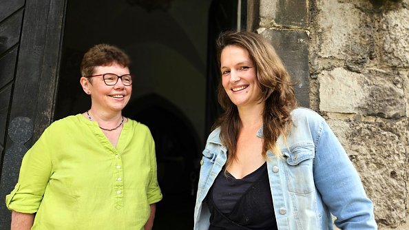 Ines Delert und Michaela Gebhardt (Foto: R. Englert)