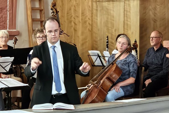 Johannes Richter in St. Blasii (Foto: R. Englert)