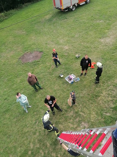 Feuerwehreinsatz in Münchenlohra (Foto: G. Bolze)