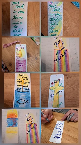 Collage der Postkarten (Foto: Corina Sänger)