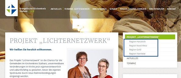 Regionen-Seiten (Foto: EVKS)