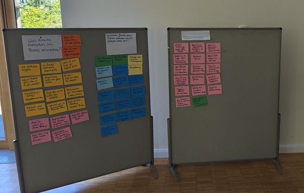 Ergebnisse Gruppenarbeit (Foto: EVKS)