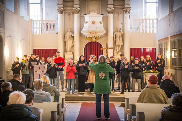 Konfi-Vorstellungsgottesdienst in Heringen 2025 (Foto: Marcel Haupt)