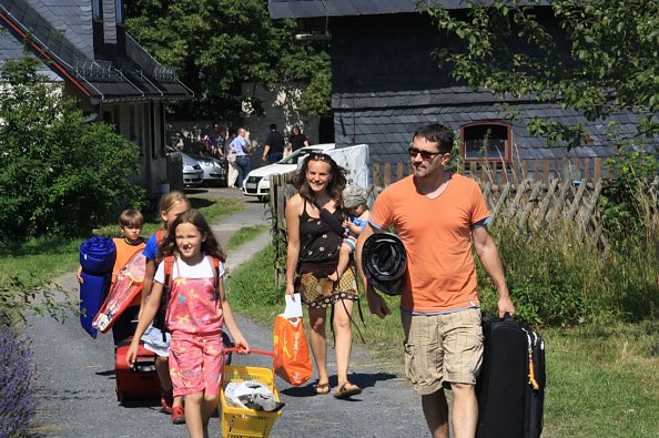 Auf geht´s zum Handwerkercamp (Foto: F. Tuschy)