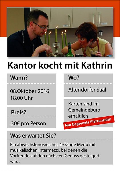 Plakat Kantor kocht mit Kathrin (Foto: K. Schwarze)