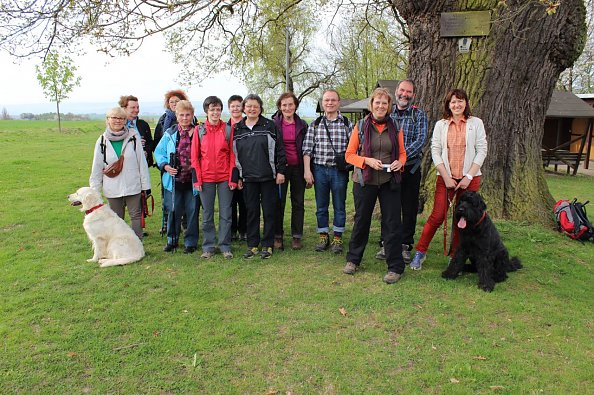 Vorbereitungsgruppe für den Wandermarathon (Foto: J. Lenz)