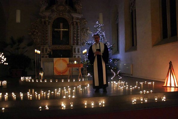 Lichter-Gottesdienst in Bleicherode (Foto: St. Marien)