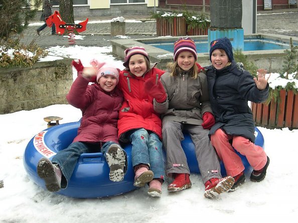 Spaß im Schnee (Foto: F. Tuschy)
