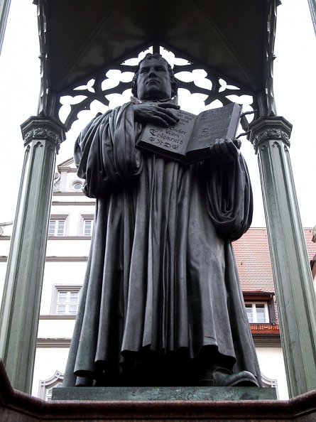 M. Luther in Wittenberg (Foto: R. Englert)