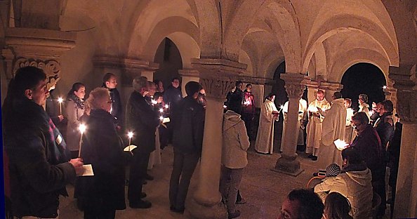 Osternacht in der Basilika (Foto: E. Seifert)
