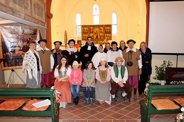 Eine der letzten Proben in Bielen vor dem großen Auftritt am 7. Mai (Foto: privat)