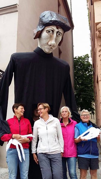 Der Nordhäuser Luther unterwegs in Wittenberg (Foto: K. Schwarze)