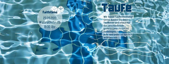 Faithtime Taufe (Foto: Herzschlag)