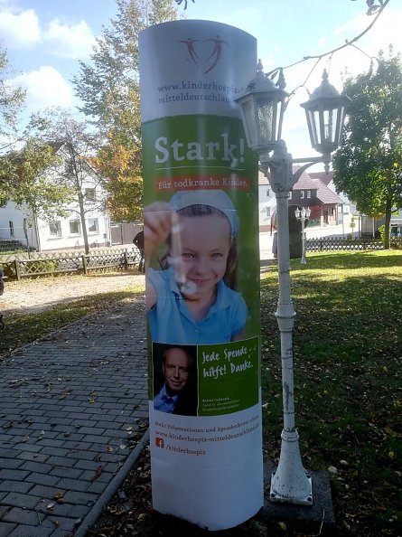 Kinderhospiz Mitteldeutschland - dafür sammelte man zum Erntedank in Urbach (Foto: K. Volkmann)