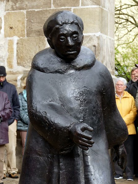 Das neue Lutherdenkmal von Peter Genßler aus Bleicherode geschaffen (Foto: R. Englert)